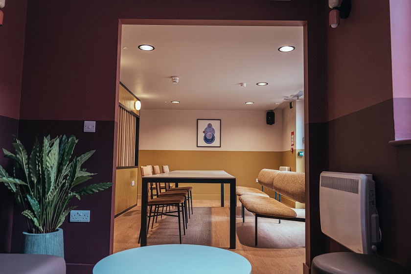 Image of refurbished study area at Kincardine Court