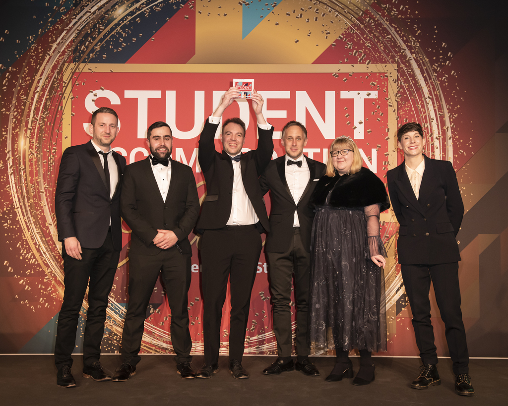 Unite Students with the Operator of the Year award at the Student Accommodation Awards 2022