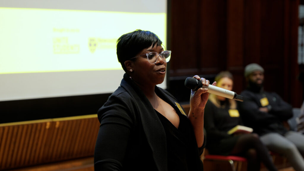 Melissa Browne presenting at the Living Black at University Conference