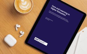 Care and Learning in Higher Education report cover