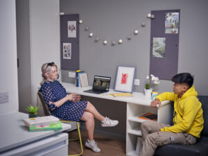 Students in a Unite Students' property