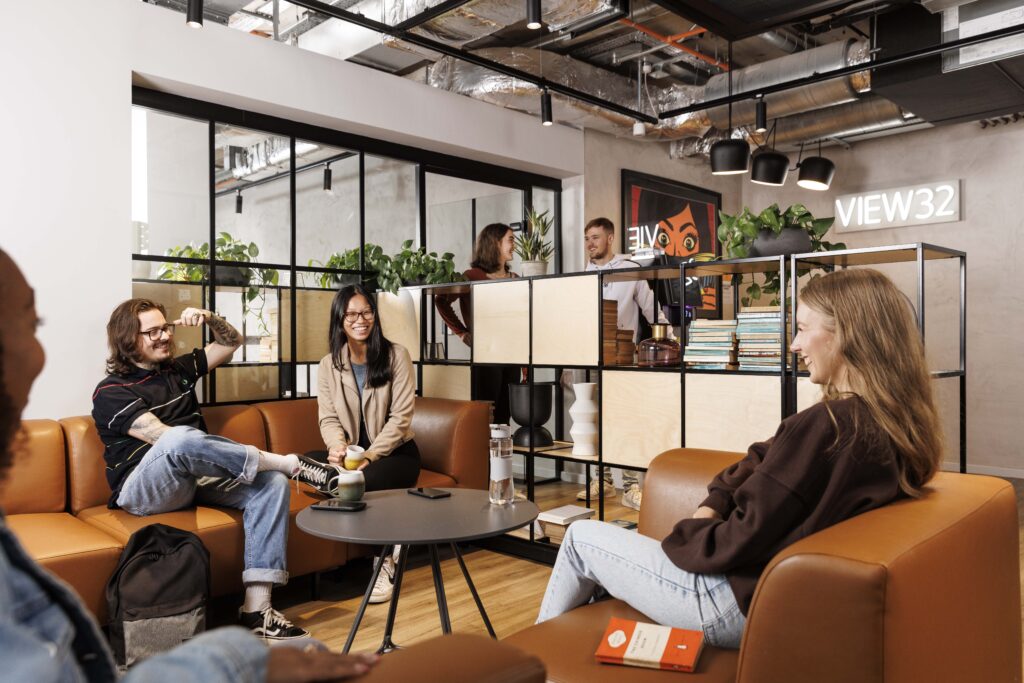 Common room at Unite Students’ Artisan Heights in Manchester